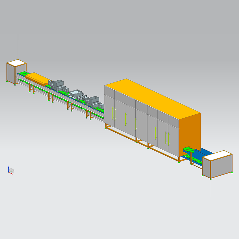 Linie de întoarcere modulară automată de ciocolată